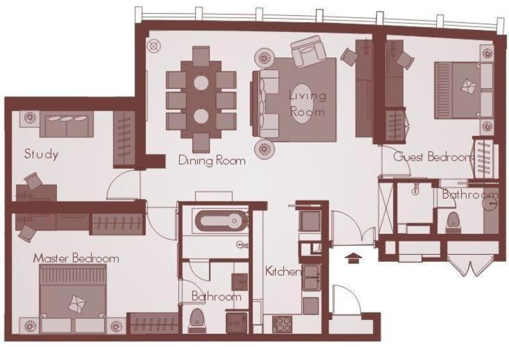 Oakwood Residence Шанхай Екстериор снимка